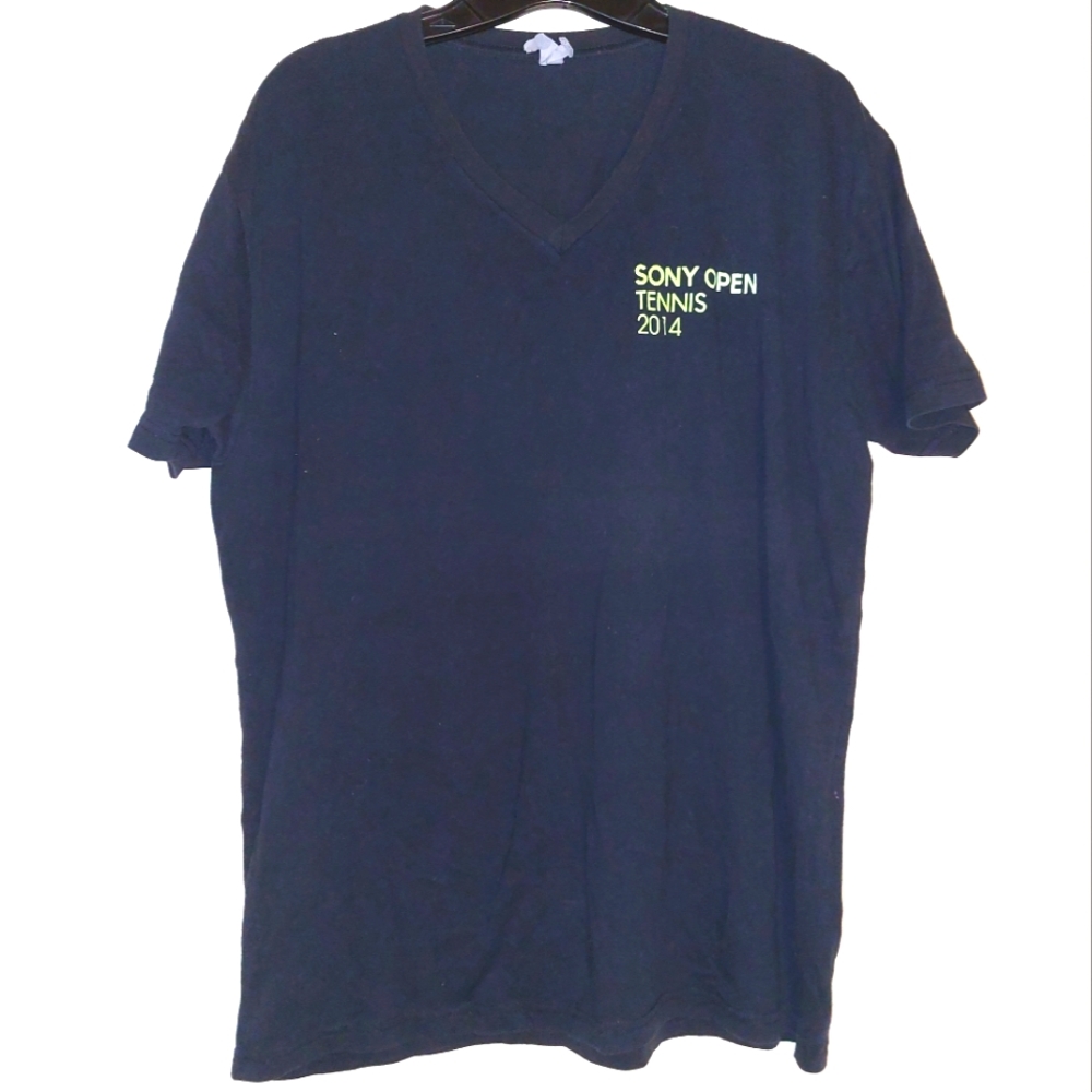 Next Level Men's Sony  Open Black T Shirt